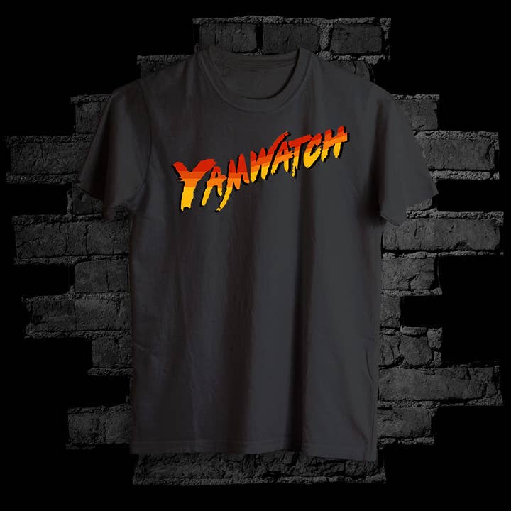 Yamwatch Black Tee for wholesale by The Hood Good Store
