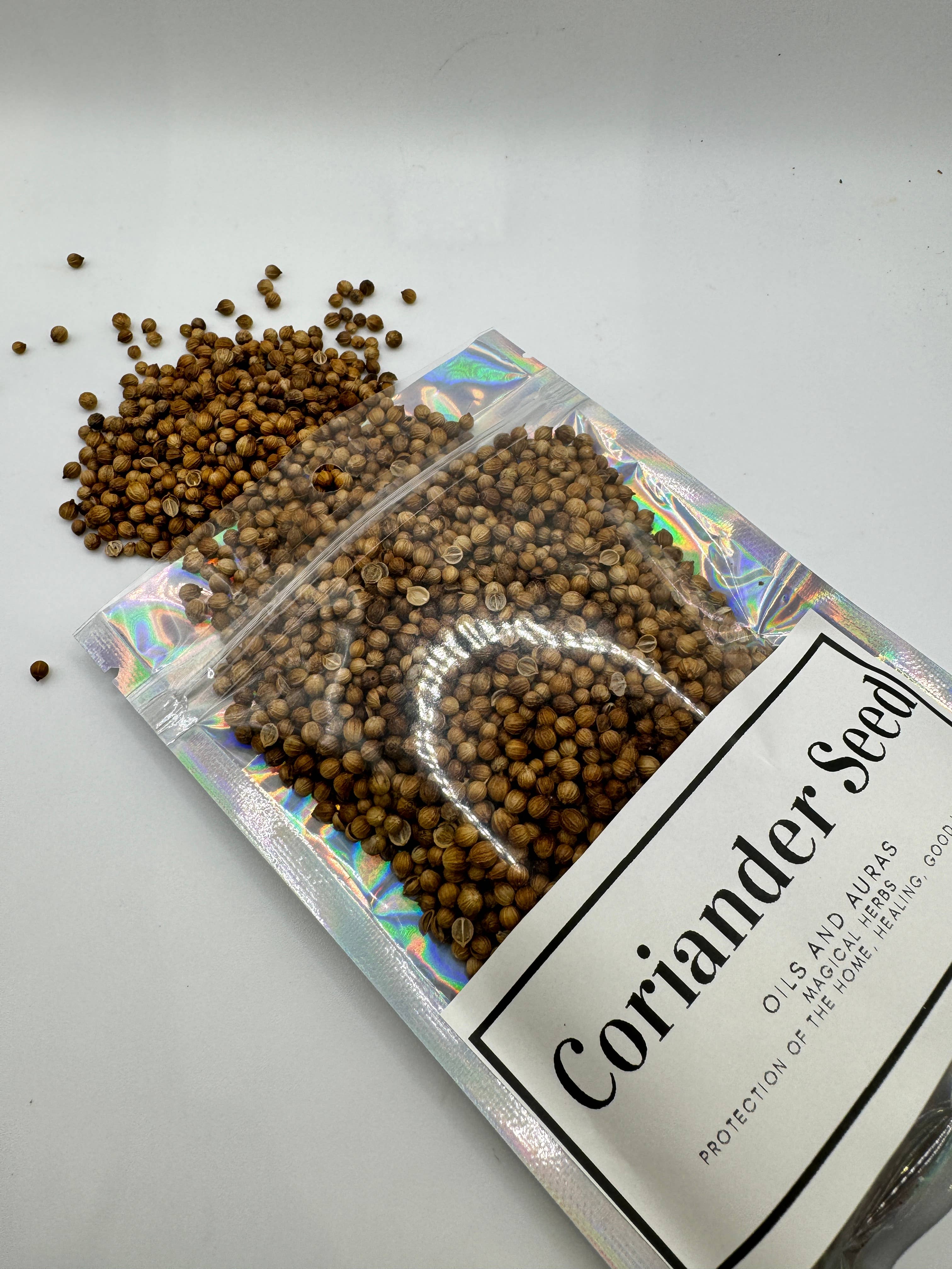 Oils and Auras - Wholesale Meditation Supplies - Coriander Seed Herb Pouch - Metaphysical Use0