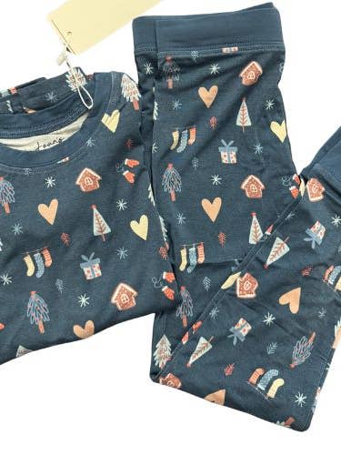 Joan's - Wholesale Sleepwear Set - Kids - Christmas Two-Piece Bamboo Pajamas