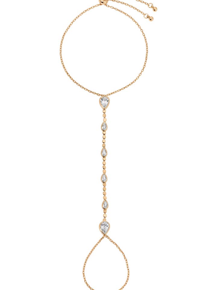 Droppande kristallhandkedja för wholesale av Ettika