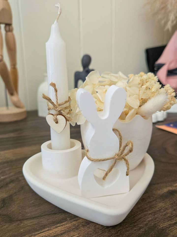 Påskhare ljusstake dekoration för wholesale av Lithomo