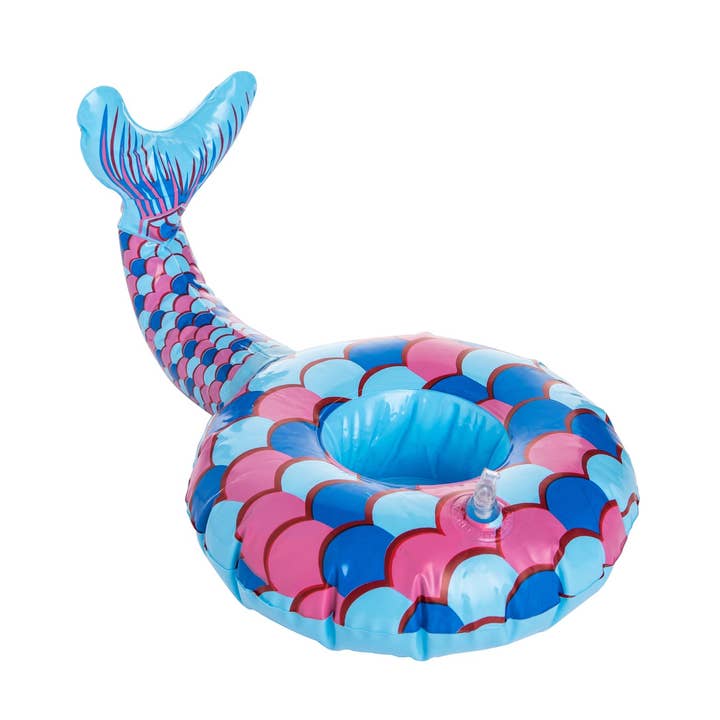 Beachcombers - Wholesale Inflatables - SALE Inflatable Mermaid Tail Pool Drink Holder0
