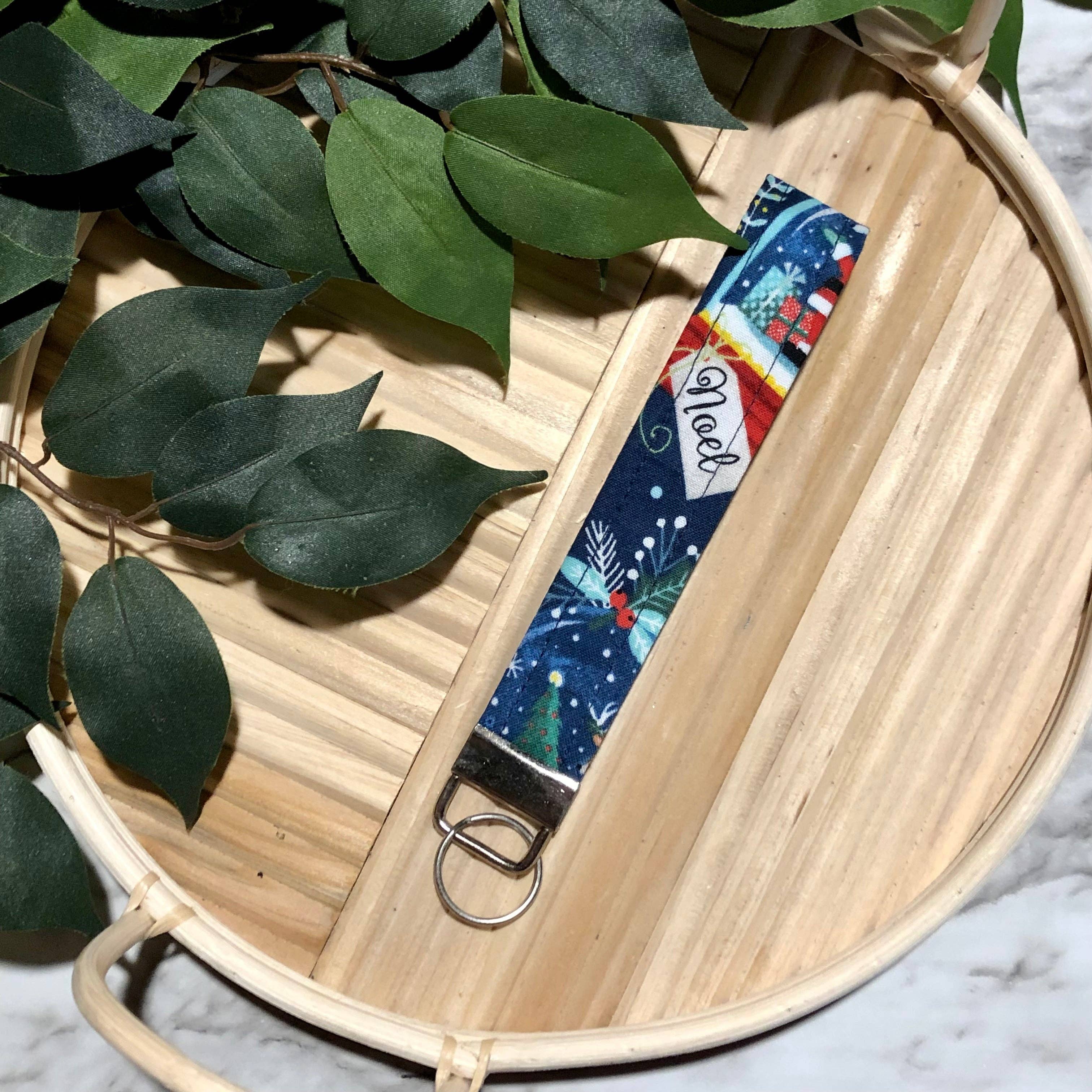 MDStickerShop - Vente Porte-clés – femme - Porte-clés en tissu imprimé boule de neige ours polaire, porte-clés0