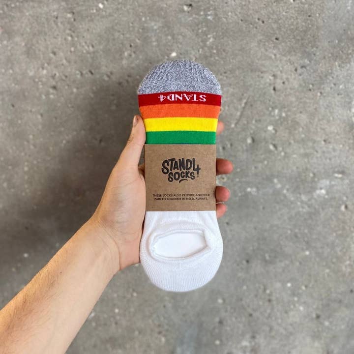 Stand4 Socks US - Wholesale Socks - Unisex - Pride No Show Sock1