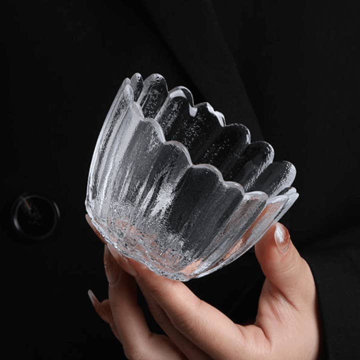 TsukiGlass - Vendita all'ingrosso Bicchieri da cocktail/superalcolici - Set di 4 bicchieri da whisky in cristallo giapponese Mizu