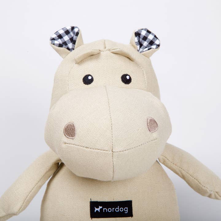 Nordog - Wholesale Pet Plush Toy - Dog - Henny The Hippo Beige1