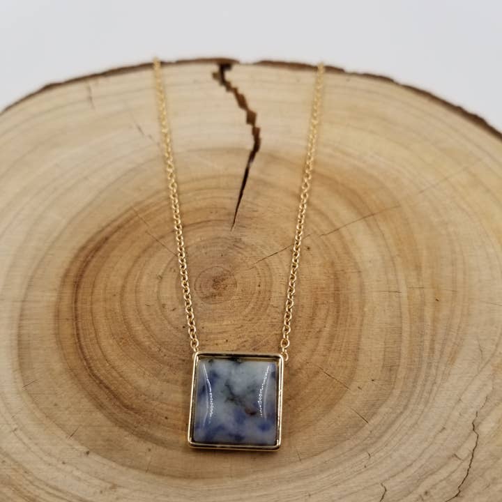 CHAKRA JEWELRY - Venta al por mayor Collares con colgantes/abalorios - Collar de bloques de piedra natural