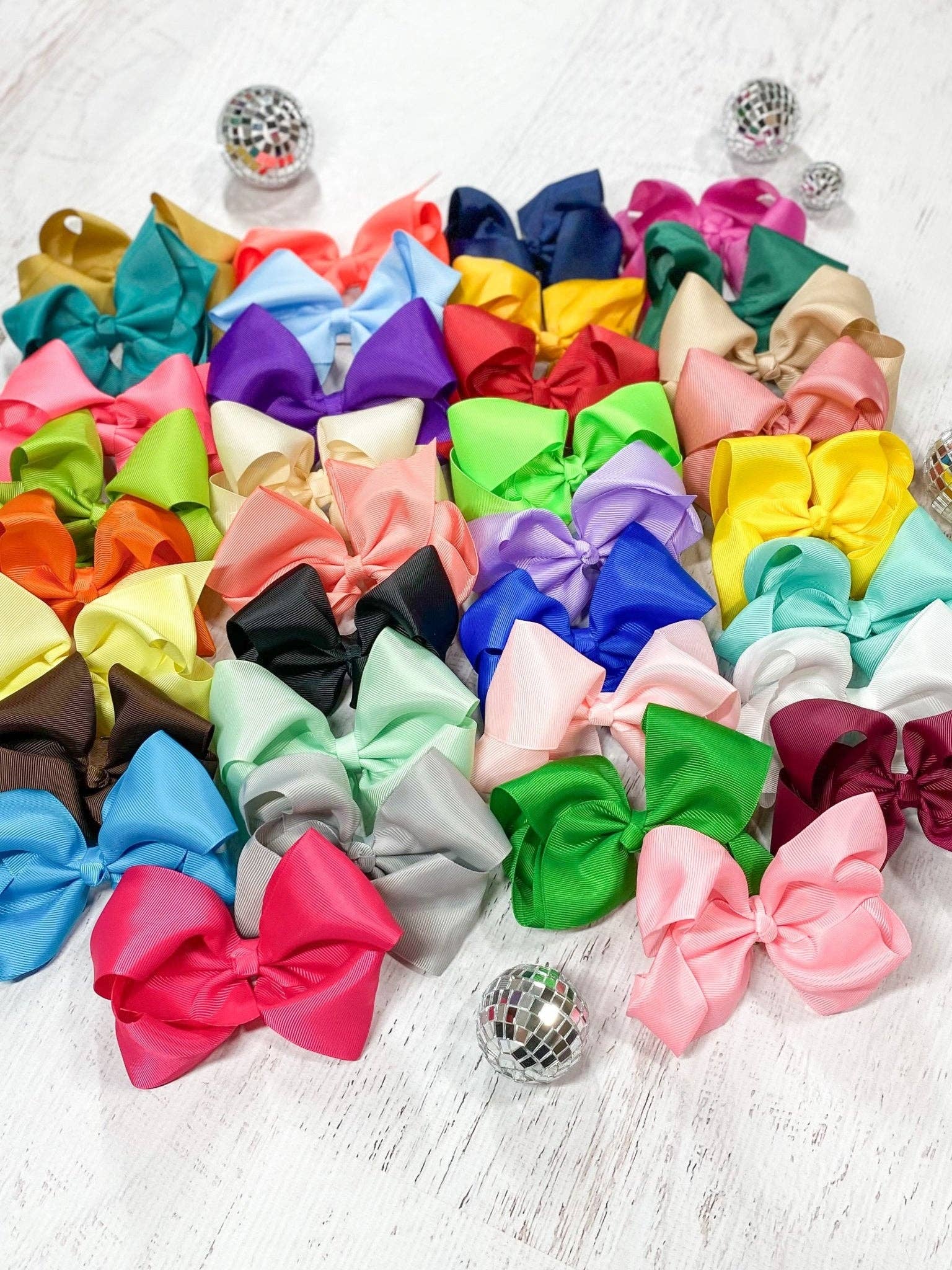 The Hair Bow Company - Wholesale Hair bow – Kids - Classic Grosgrain Hair Bow - Alligator Clip - 4.5"43