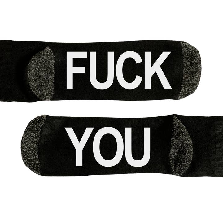 A&A Custom Crafts - Wholesale Socks - Unisex - Suck Balls Funny Bad Word Novelty Socks (Choose Your Saying)6