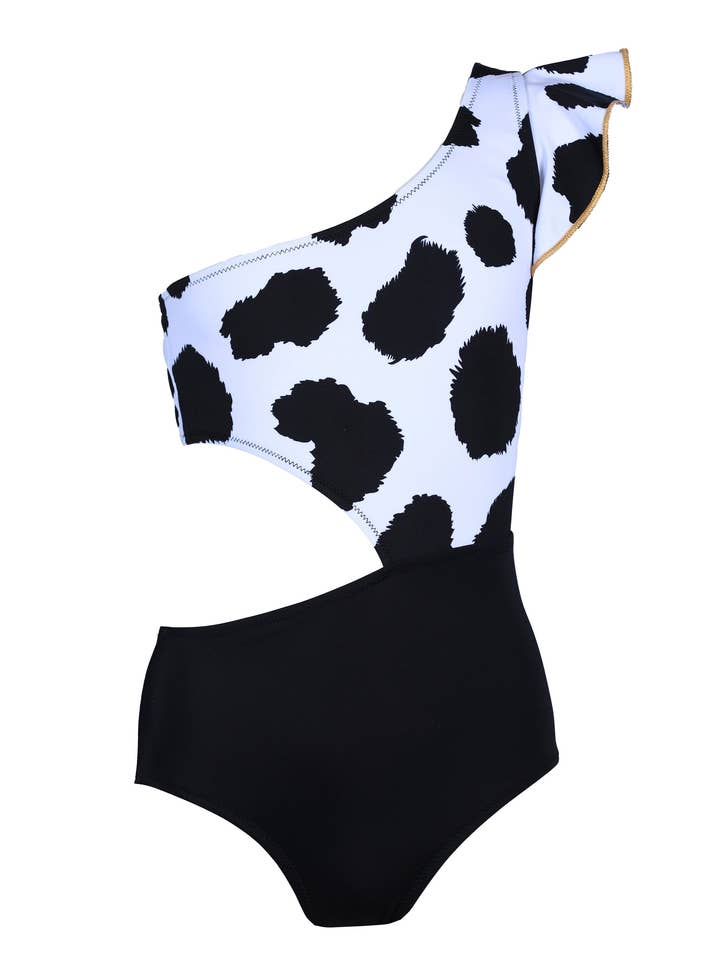 AMANDA Print One-Shoulder One-Piece Swimsuit for wholesale by Nessi Byrd