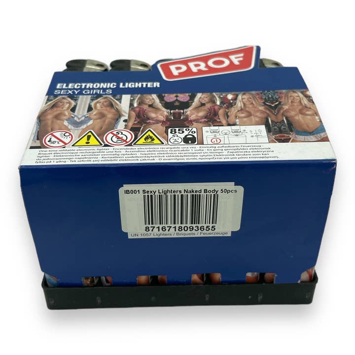 Kinky Pleasure - Wholesale Retailer Display - Home & Living - Kinky Pleasure - IB001 - Lighters Sexy Lady's - Display 50 Pieces
