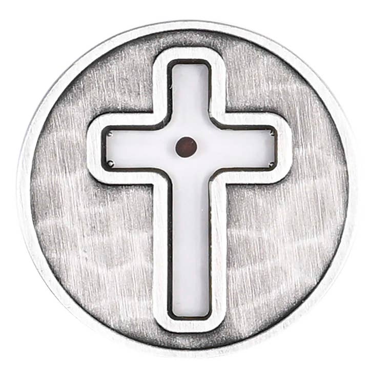 Dicksons - Wholesale Keepsake Coin/Token - Pocket Stone Mustard Seed Cross Resin1