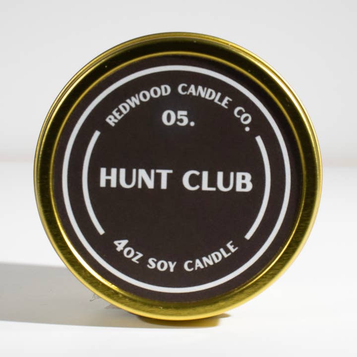 Redwood Candle Co. – wholesale Reseljus – Hunt Club 4oz resor tenn0