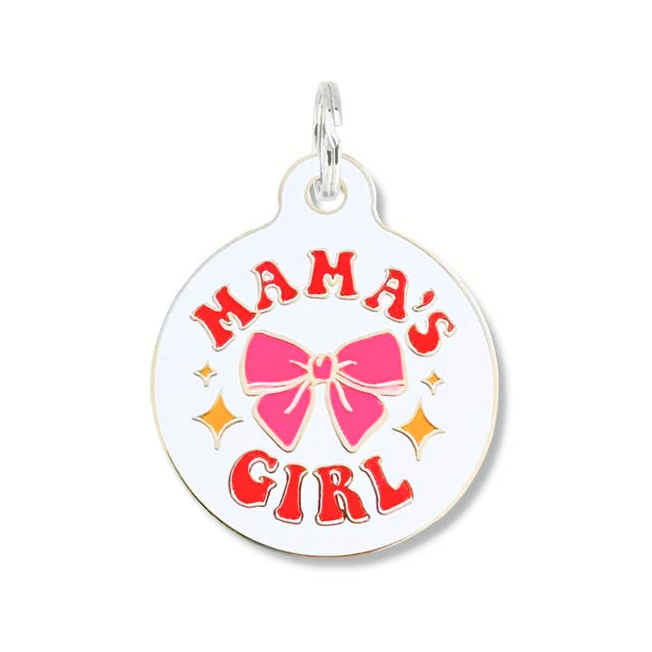 Bad Tags - Wholesale Pet Identification Tag - Dog - Girl Dog Collar ID Tag w/ Personalized QR Code - Mama's Girl
