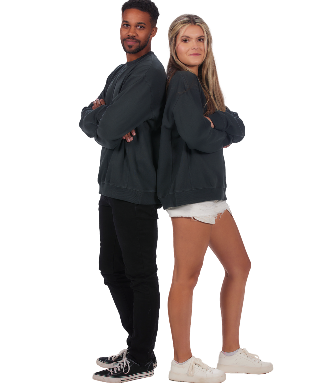 U.S. Apparel - Wholesale Sweatshirt - Women's - Unisex Garment Dyed Fleece Crew34