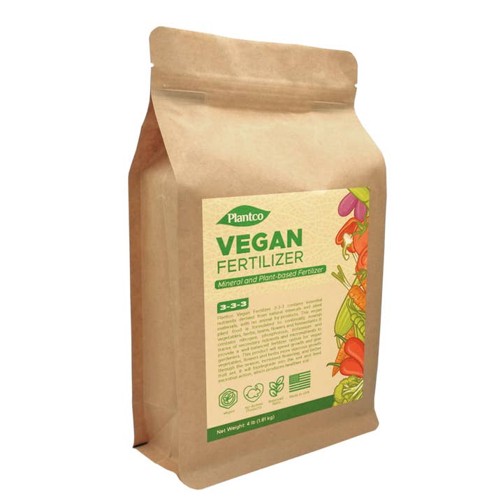 PLANTCO Vegan Fertilizer 3-3-3 (4 lb) for wholesale by Plantco