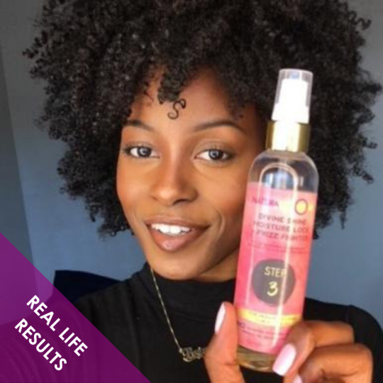 Naturalicious - Wholesale Hair Leave-In Conditioner - Divine Shine Moisture Lock and Frizz Fighter - Loose Curls1