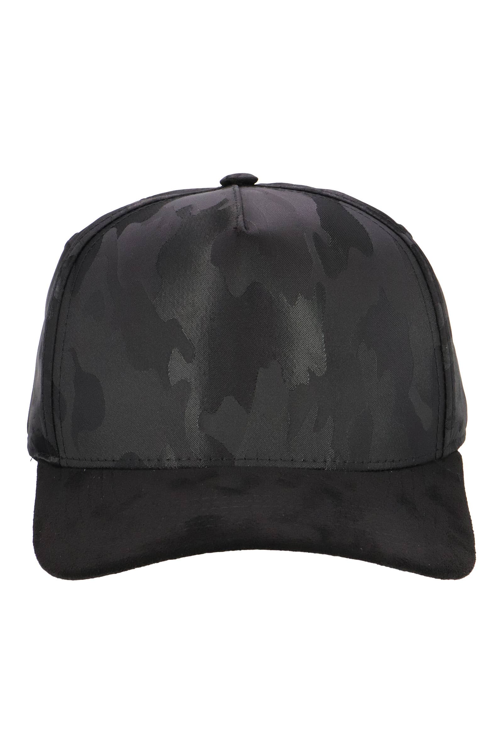 Cap Zone - Vendita all'ingrosso Cappellino da baseball - Unisex - Berretto da baseball a 5 pannelli con visiera in camoscio vegano mimetico1