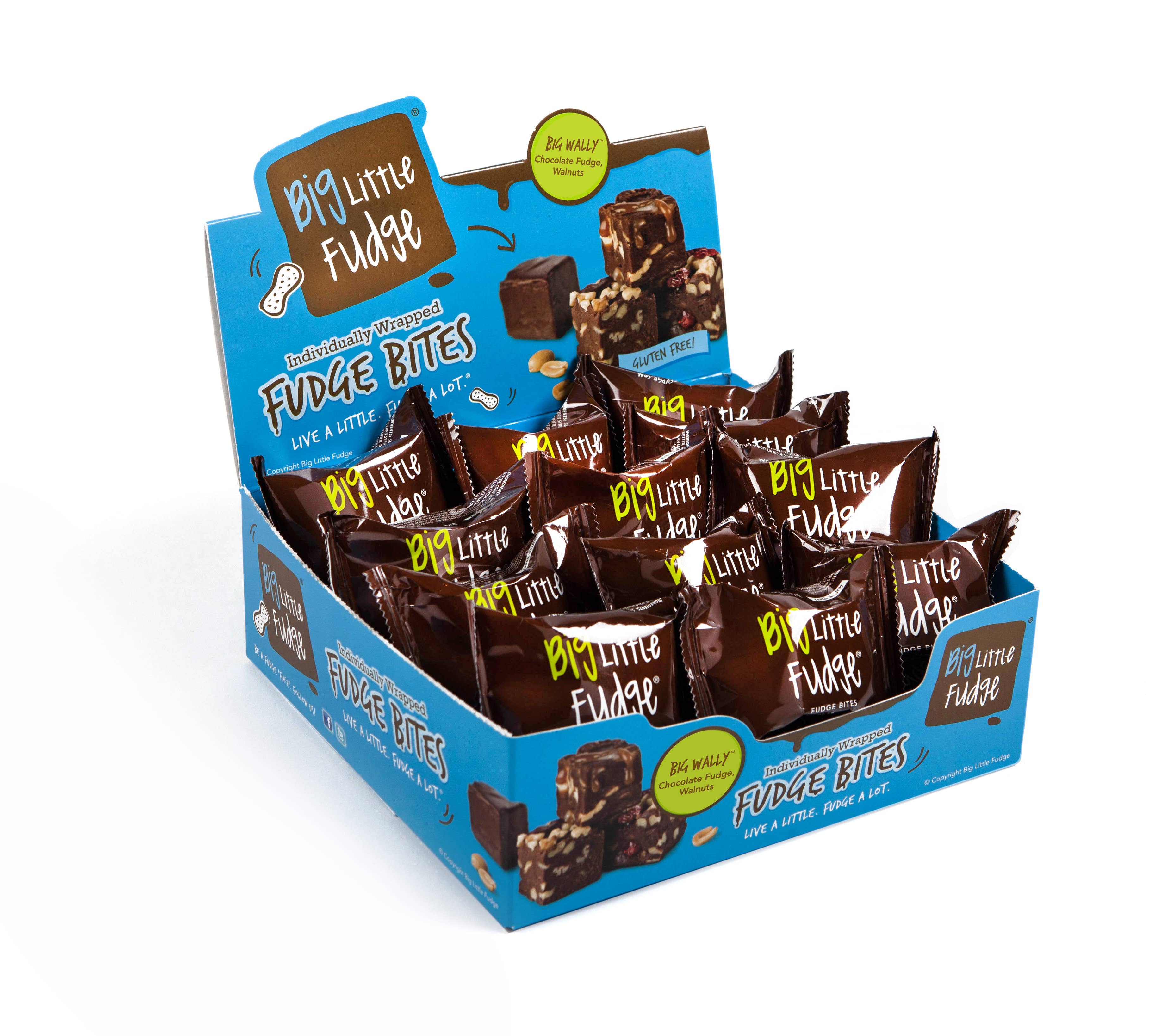 Big Little Fudge - Wholesale Fudge - Grab N' Go 24 pc Fudge Bites - Big Wally