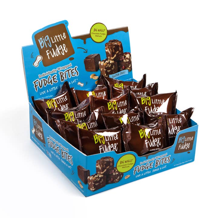 Grab N' Go 24 pc Fudge Bites - Big Wally for wholesale by Big Little Fudge