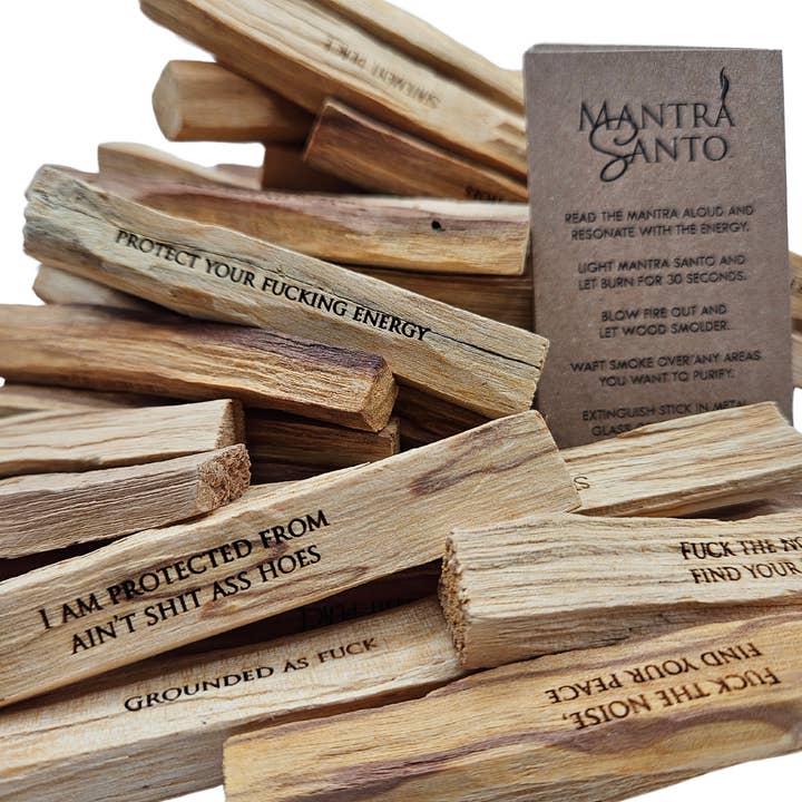 AUTHENTIC AF- Organic Palo Santo Smudge Sticks for wholesale by Statement Peace