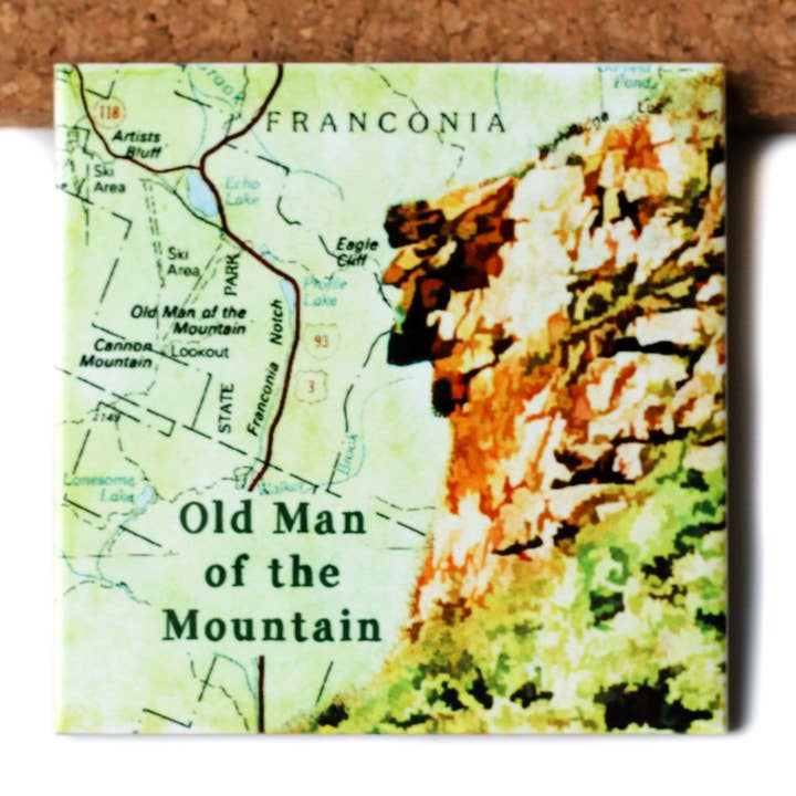 The Traveled Lane® - Wholesale Coasters - Single Ceramic Custom Designed Map Coaster