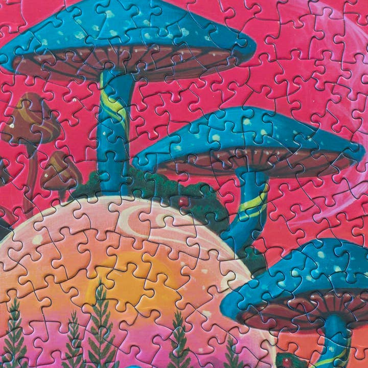 Oakland Puzzle Company - Wholesale Puzzle - Adult - Microcosm 500-piece Jigsaw Puzzle art by Paul Lewin4