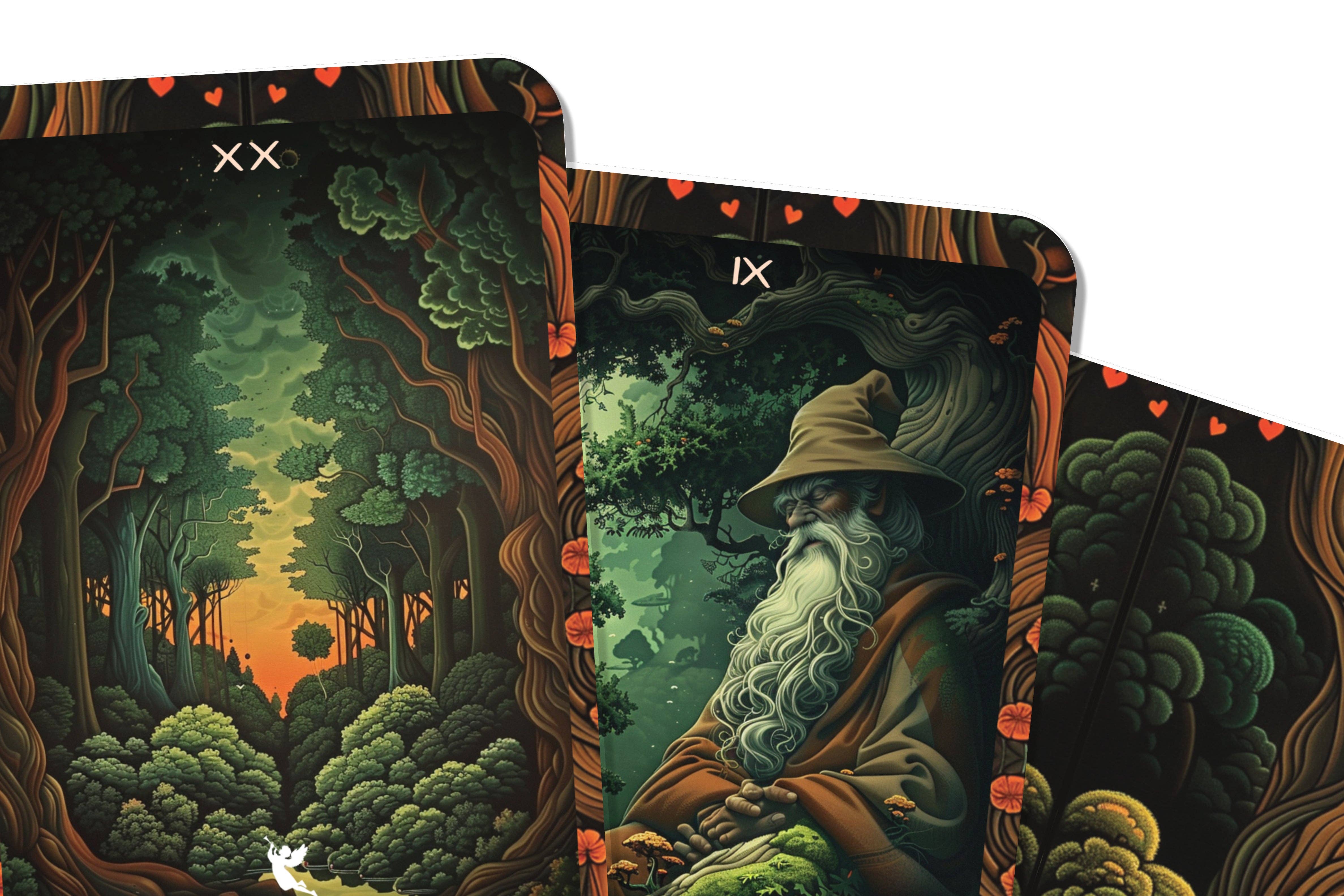 Ibiza Tarot USA – wholesale Tarot cards – The Forest's Keeper Tarot - 22 Major Arcana - A unique spiritual journey - Protecting and communing with the ancient wisdom of the woods.8