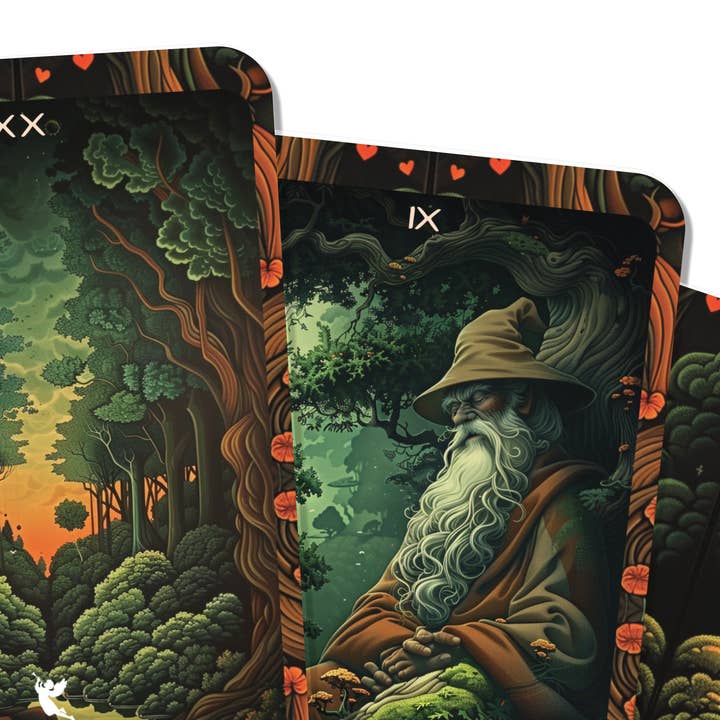 Ibiza Tarot USA – wholesale Tarot cards – The Forest's Keeper Tarot - 22 Major Arcana - A unique spiritual journey - Protecting and communing with the ancient wisdom of the woods.8
