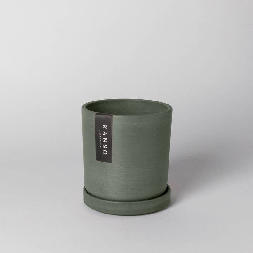 Kanso Designs - Wholesale Plant Pot - 7" & 4" Signature Planters & Saucer - 2PCS | Earth Colorways17