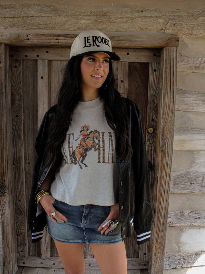 YEEHAW COWGIRL TEE for wholesale by Summer Tees