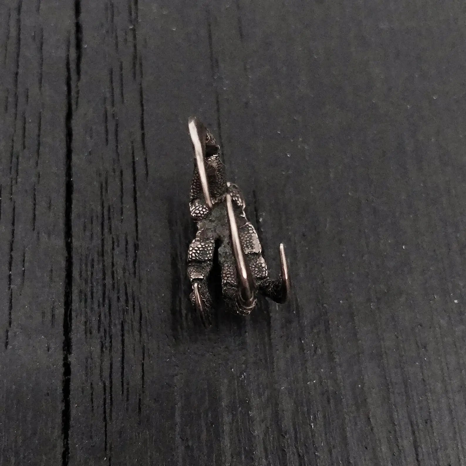 Moon Raven Designs – Anel de cocktail/declaração por atacado – O anel de garra de corvo original - prata esterlina3