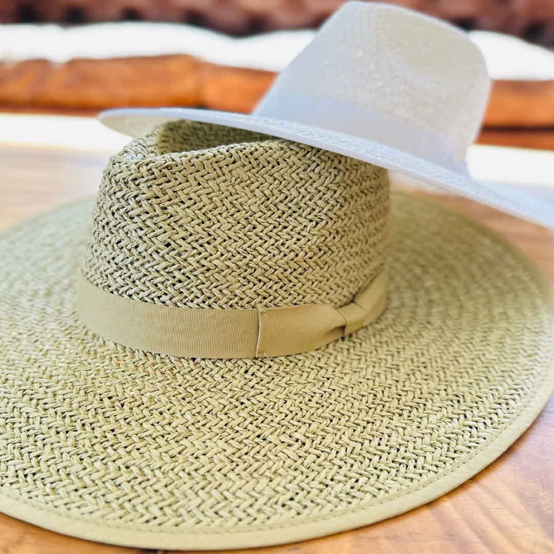 Bella Betty - Wholesale Straw Hat - Women's - Handwoven toyo straw panama hat with matching grosgrain bow 5