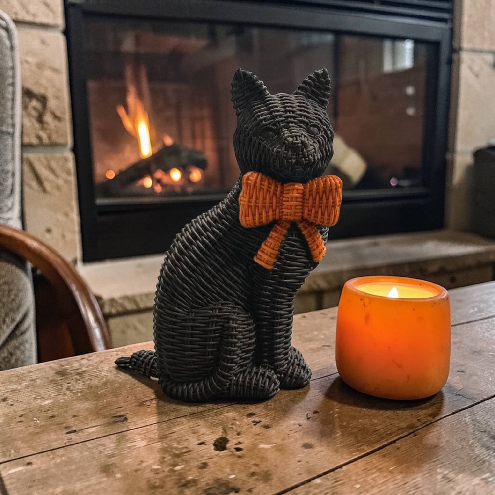 Gia Roma - Wholesale Decorative Figurine - Black Cat Decoration, Farmhouse Halloween Home Decor Statues38
