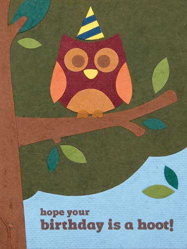 Aniversário Hoot por atacado de Good Paper