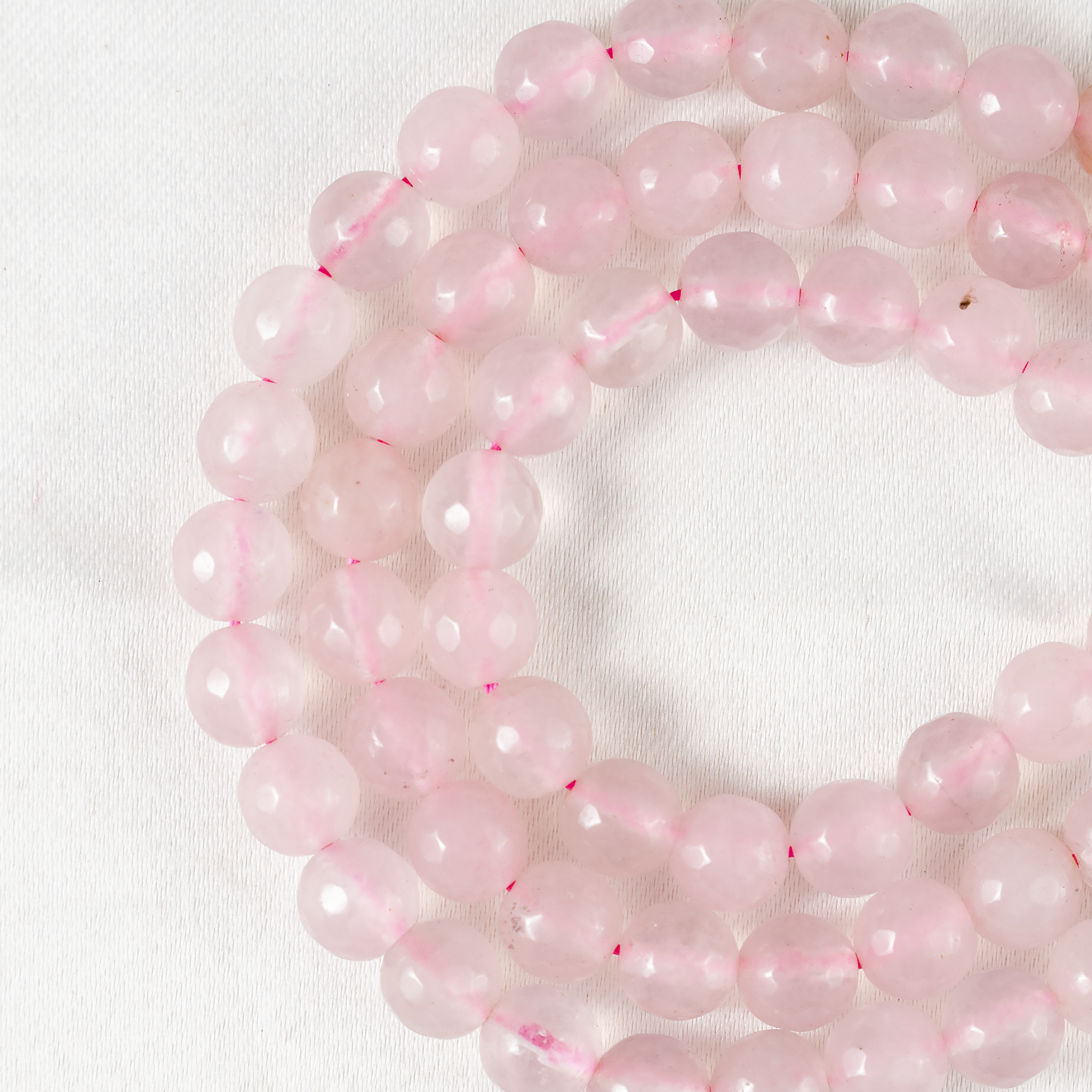 Soothing Crystals Beads – Engroshandel Perler – Farvet Facetteret | Rosenkvarts | Ædelstensperler | Krystalperler13