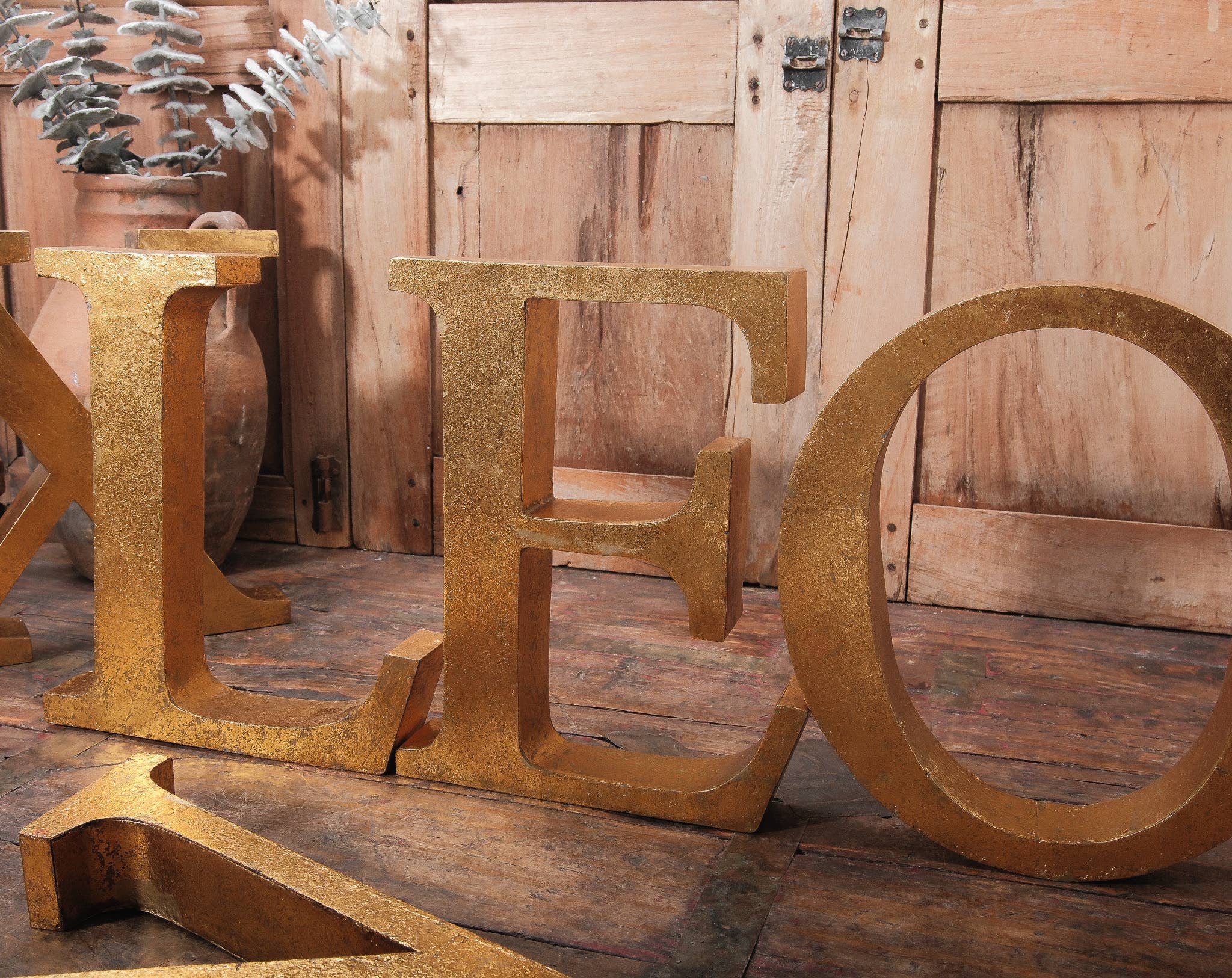 Golden Oldies Antiques – wholesale Dimensionell/3D-väggkonst – Metallbokstäver - Vintage Reproduktion3