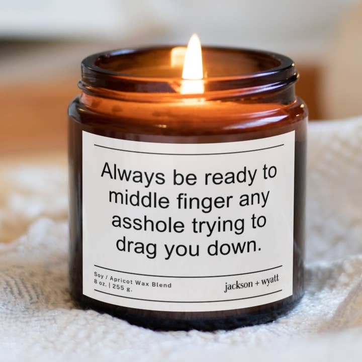 Langfinger 8 oz stearinlys - sojaabrikos voksblanding for engroshandel hos Jackson + Wyatt