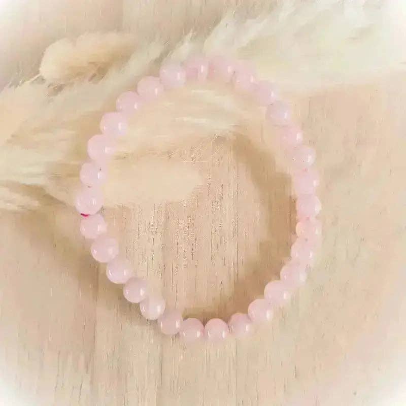 L'Atelier d'Eva - Wholesale Beaded Bracelet - Baby Blues Pink Quartz Bracelet3