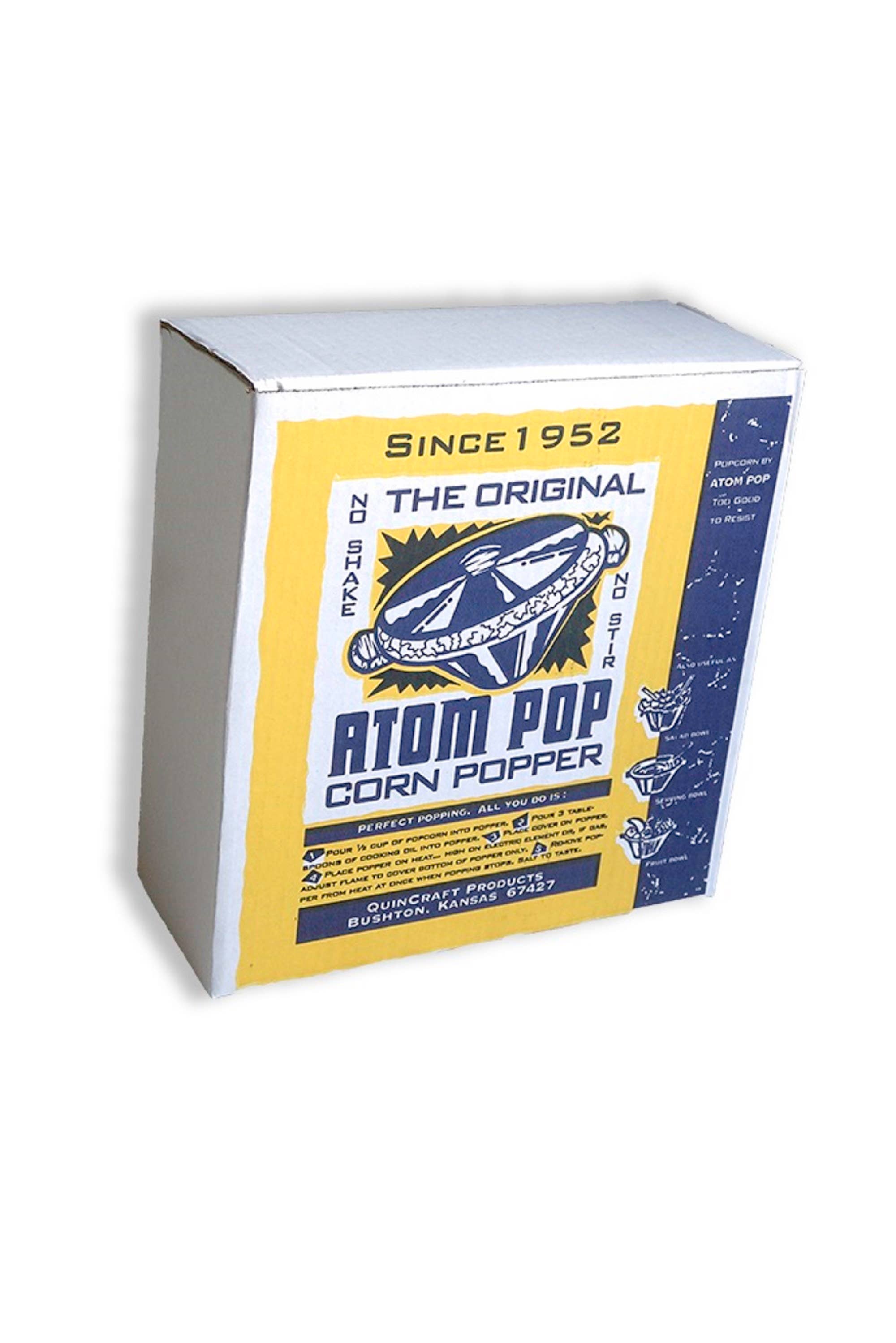 Candy Barn Express - Wholesale Kitchen Appliance - The Original Atom Pop - No Shake / No Stir Pop Corn Popper1