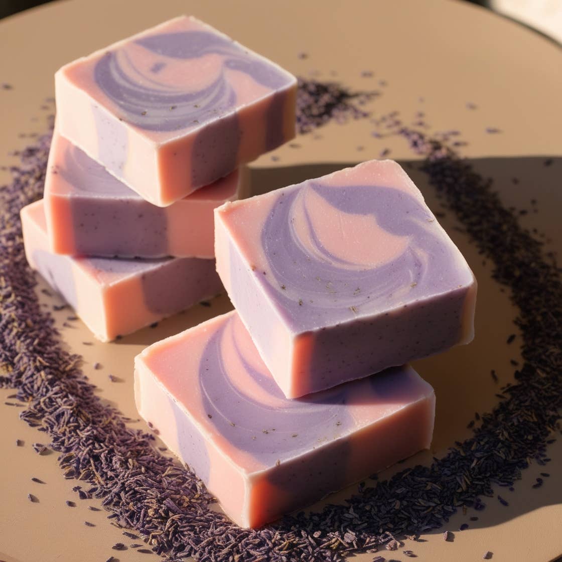 Beautique Goals - Wholesale Bar Soap - Pink Lavender Age Defying Body Soap2