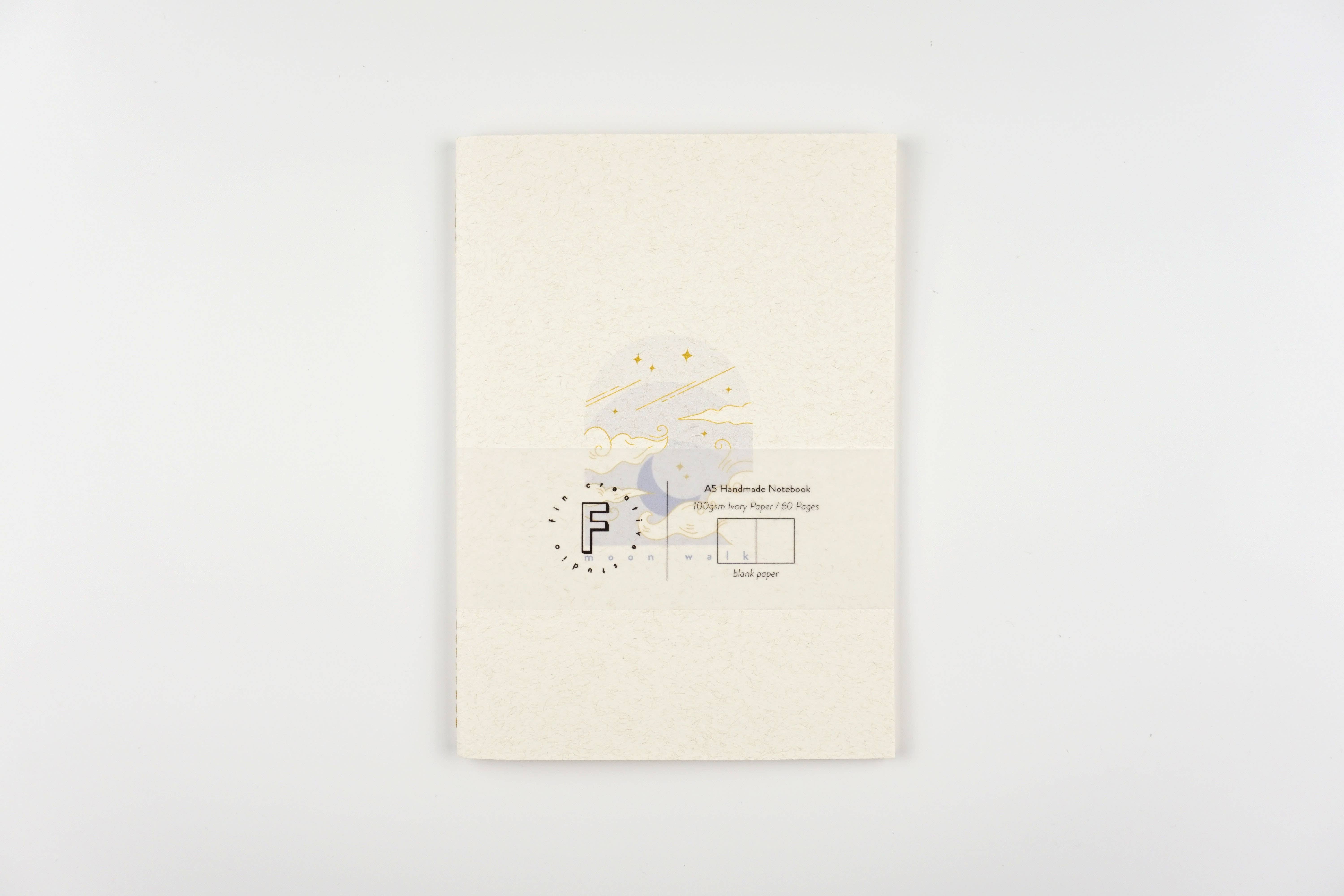 Fin Studio - Wholesale Notebook - Moon Illustrated Notebook / Moon Walk0