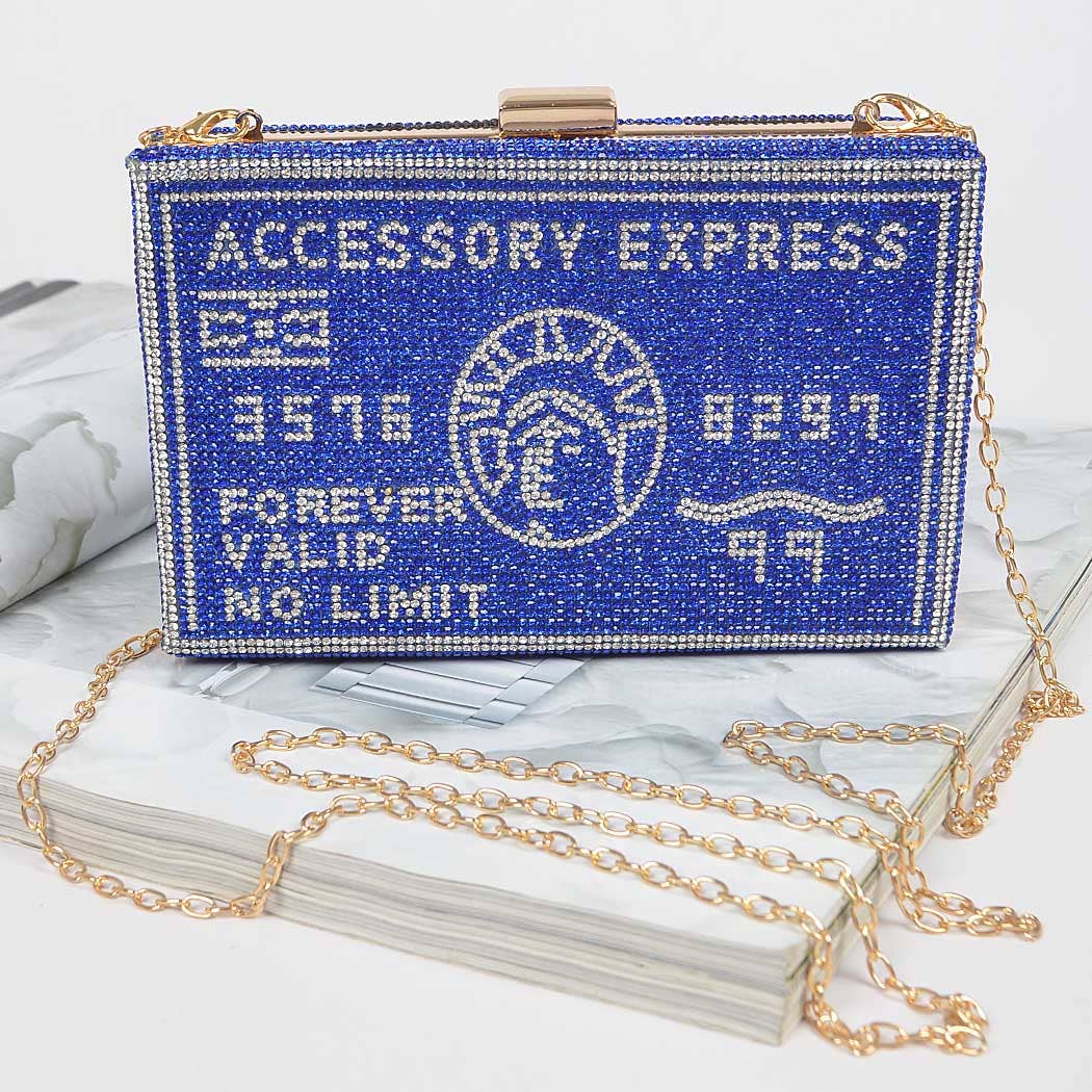 3AM BY H&D ACCESSORIES - Wholesale Clutch Bag - Women's - Rhinestone Fashion Express Clutch3