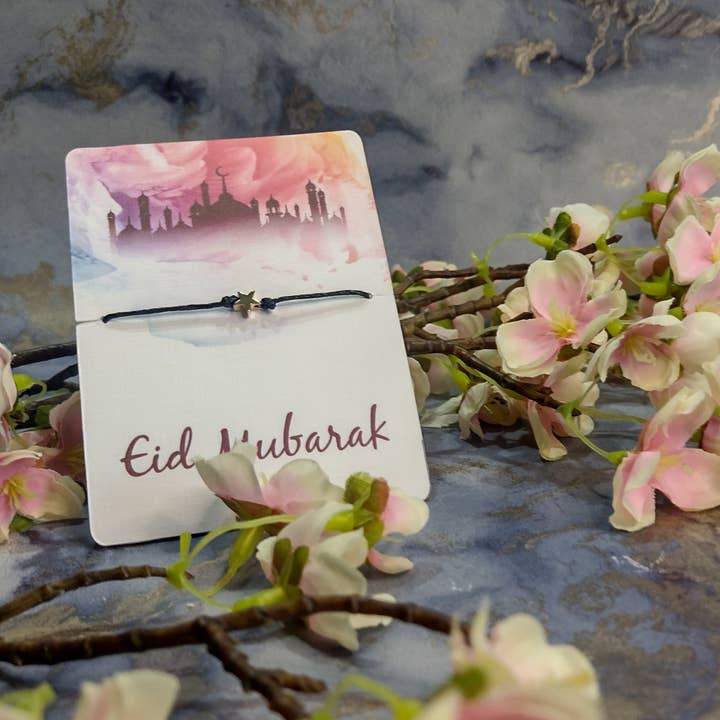 Eid Mubarak Wish Bracelet for wholesale by Rose Blossom Gifts