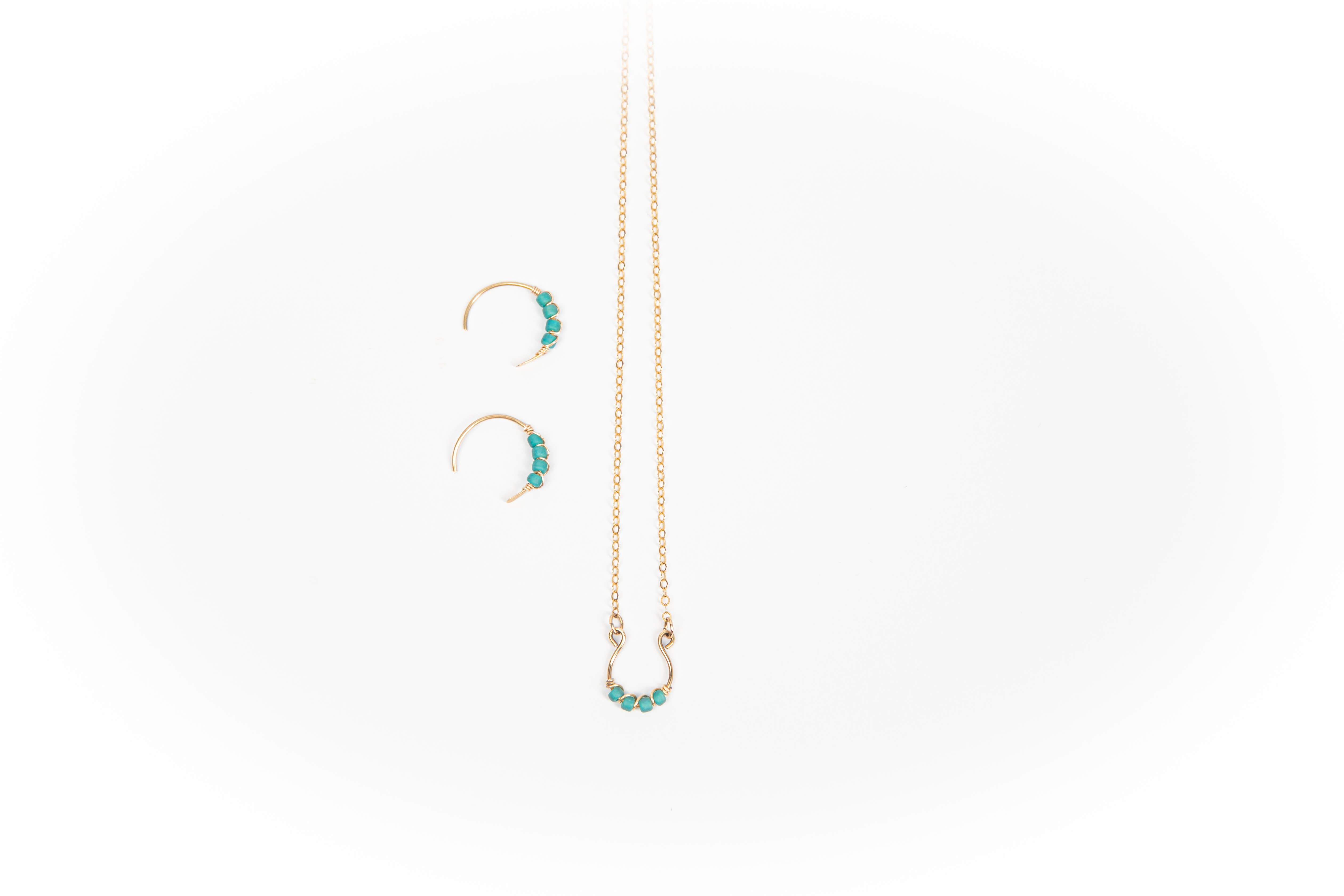 Forai - Vente Colliers à pendentif - Collier Moab Western Horseshoe en or 14 carats rempli2