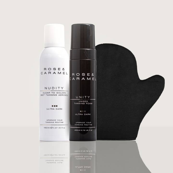 The Ultra Dark Tanning Kit for wholesale by Rose & Caramel