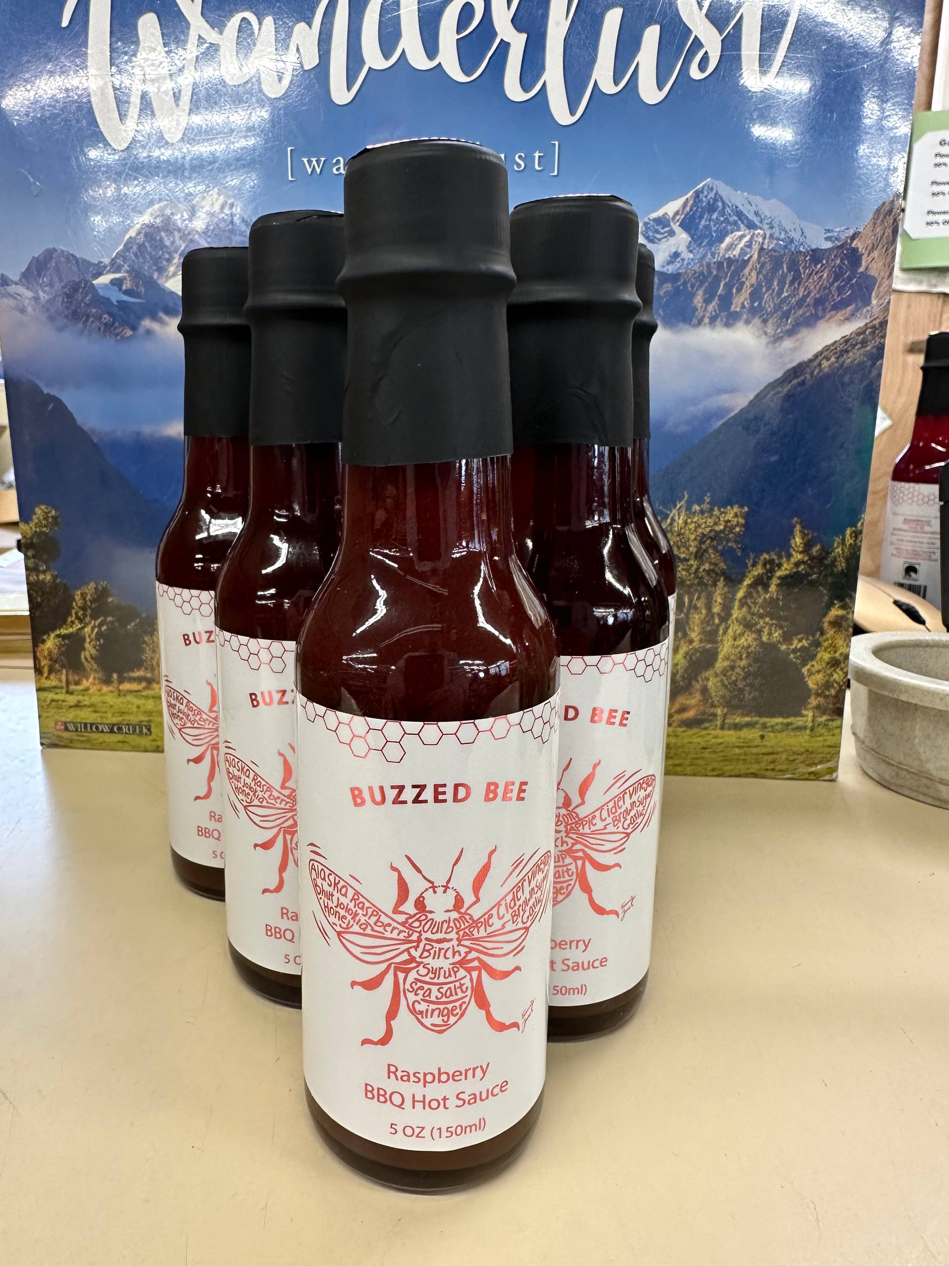 Buzzed Bee Hot Sauce - Wholesale Hot Sauce - Raspberry BBQ Hot Sauce2