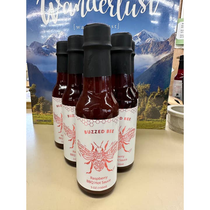 Buzzed Bee Hot Sauce - Wholesale Hot Sauce - Raspberry BBQ Hot Sauce2