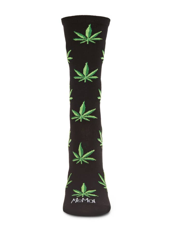 Noir Chaussettes Crew en bambou MeMoi Me & Mary Jane en vente sur Faire1