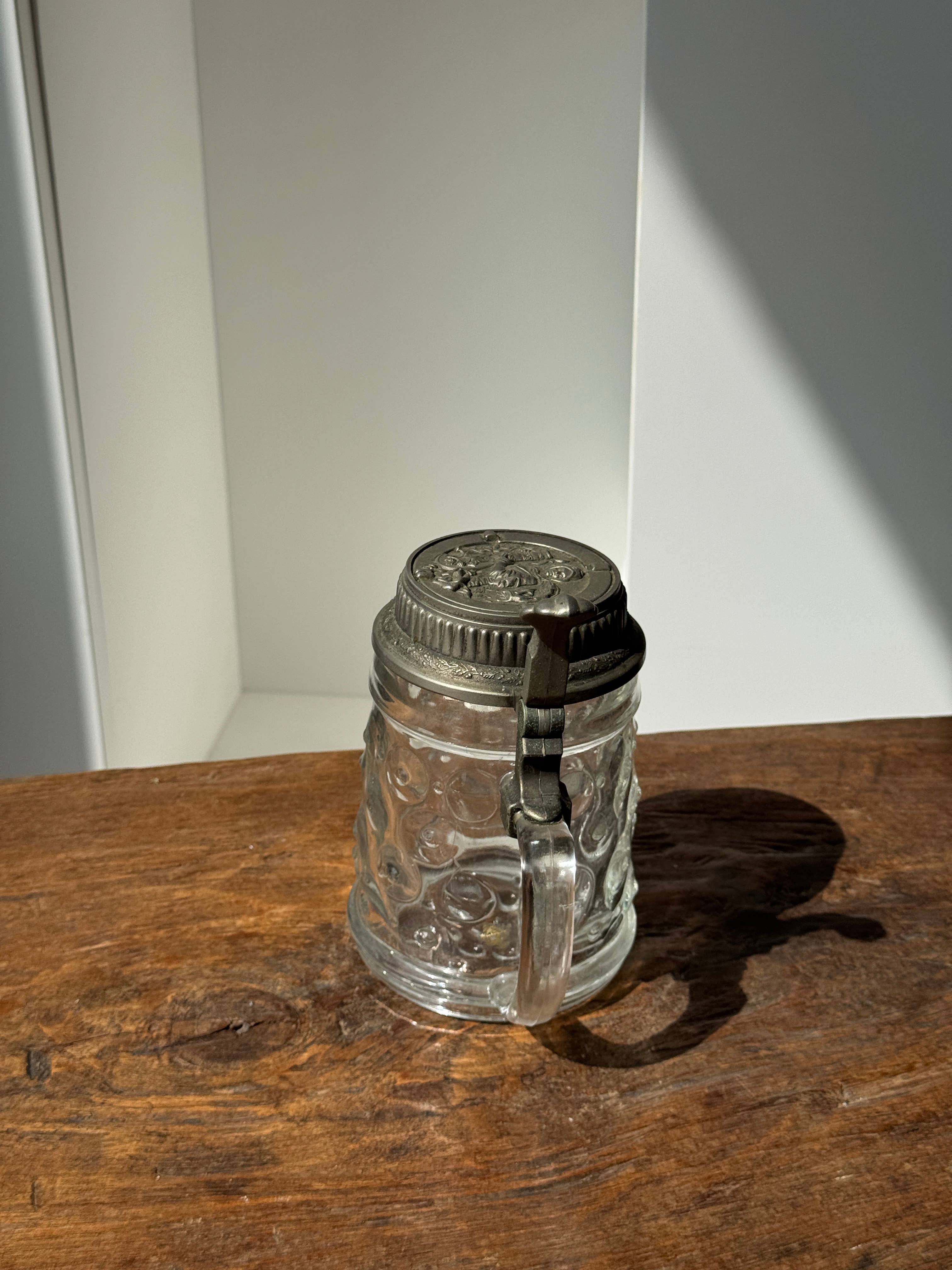 Office Objets - Wholesale Beer Glass/Mug - Alsatian beer mug with figurative pewter lid5